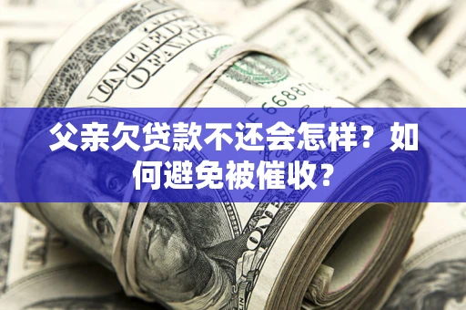 武汉父亲欠贷款不还会怎样？如何避免被催收？