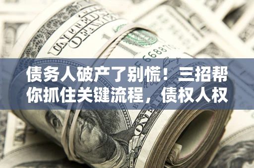 武汉债务人破产了别慌！三招帮你抓住关键流程，债权人权益不再缩水