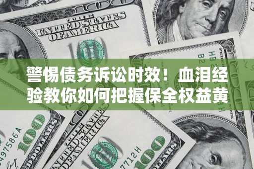 武汉警惕债务诉讼时效！血泪经验教你如何把握保全权益黄金期