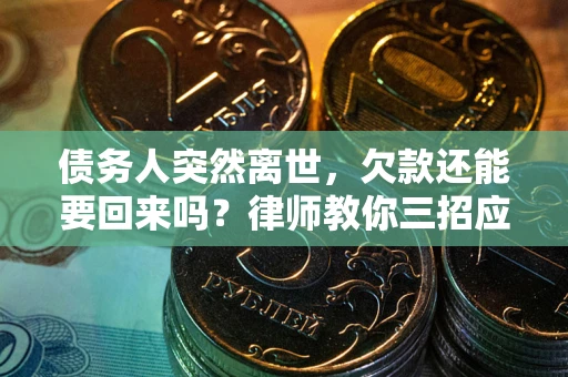 武汉债务人突然离世，欠款还能要回来吗？律师教你三招应对