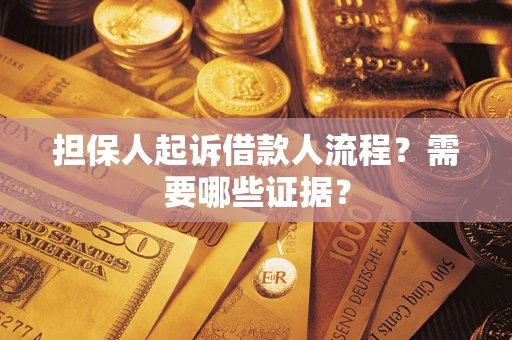 武汉担保人起诉借款人流程？需要哪些证据？