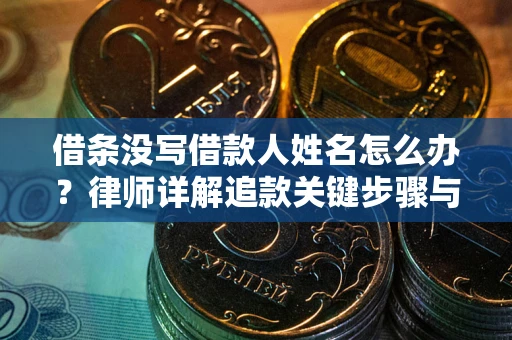 武汉借条没写借款人姓名怎么办？律师详解追款关键步骤与证据链构建