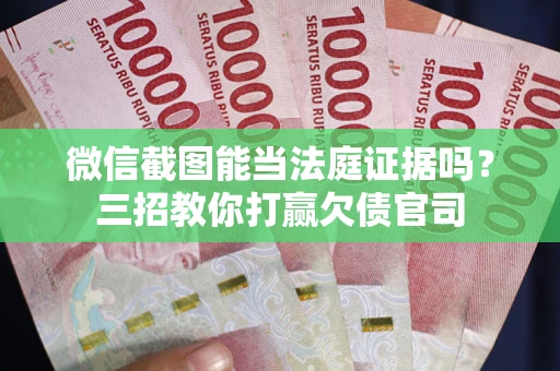 武汉微信截图能当法庭证据吗？三招教你打赢欠债官司
